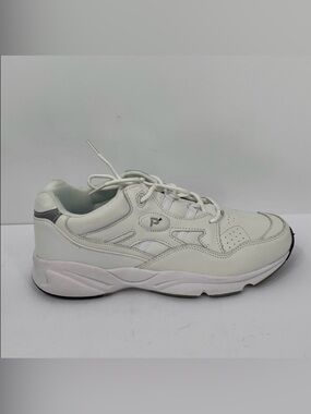 Propet Stability Walker white leather sneaker shoe comfort women 11 X-WIDE 11EE